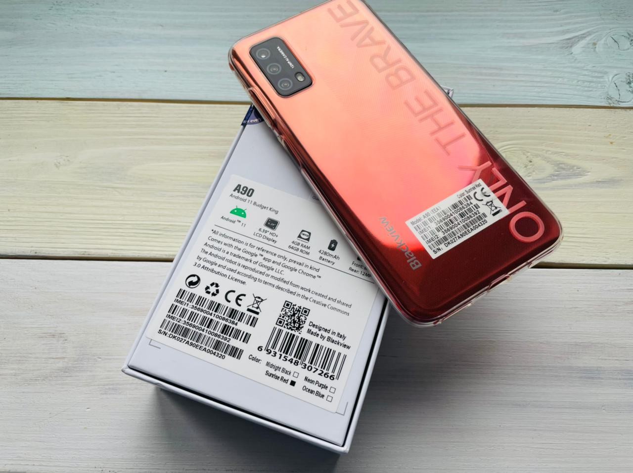 Смартфон Blackview A90 4/64Gb Sunrise Red купить в Екатеринбурге