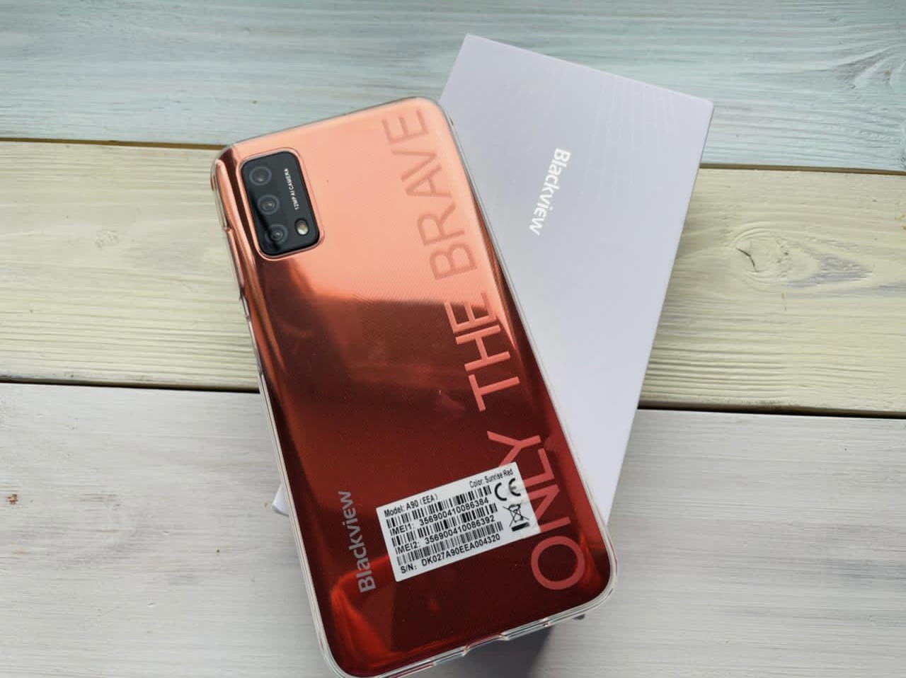 Смартфон Blackview A90 4/64Gb Sunrise Red купить в Екатеринбурге