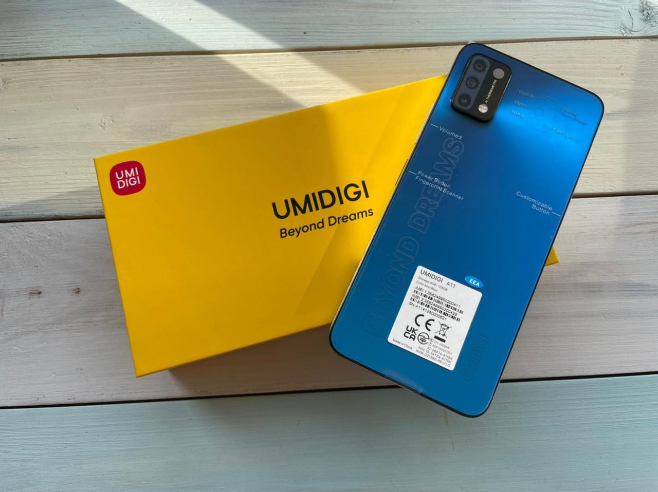 Смартфон Umidigi A11 4/128Gb Blue купить в Екатеринбурге