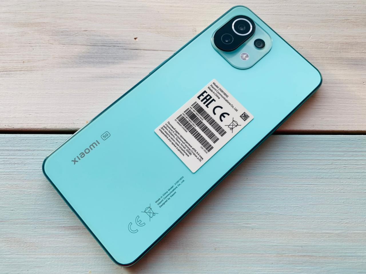 Смартфон Xiaomi Mi 11 Lite 5G 8/128Gb Mint Green купить в Екатеринбурге