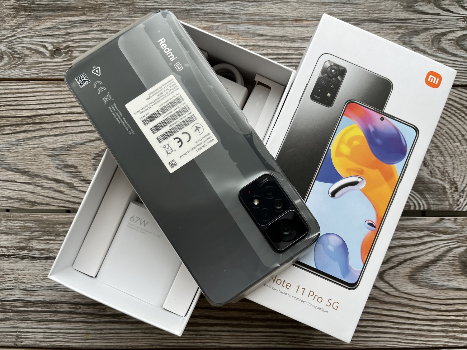 Смартфон Xiaomi Redmi Note 11 Pro 5G 6/64 ГБ Global, графитовый
