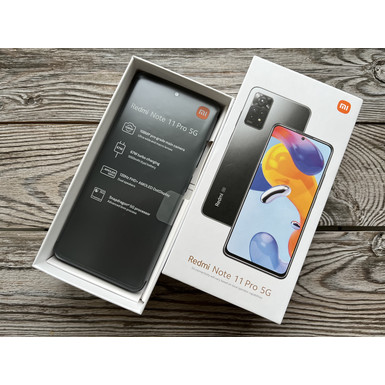 Смартфон Xiaomi Redmi Note 11 Pro 5G 6/64 ГБ Global, графитовый Смартфон Xiaomi Redmi Note 11 Pro 5G 6/64 ГБ Global, графитовый
