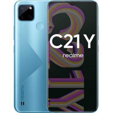 Смартфон realme C21Y 3/32GB, голубой