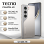 Смартфон TECNO CAMON 40 12ГБ/256ГБ, титановый (sandy titanium)