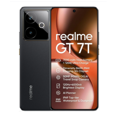 Смартфон realme GT 7T 12/256 ГБ Обсидиан