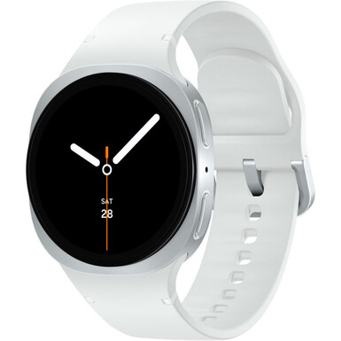 Умные часы Samsung Galaxy Watch 8, 44mm, Wi-Fi, (SM-L330), Белый / серебро